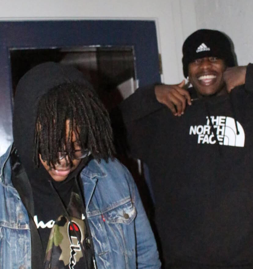 Throwback Photo of $tereoDaking (right) and DropYouOffJo (left) in their early 20s